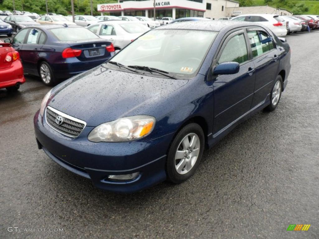 2006 Corolla S - Indigo Ink Pearl / Dark Charcoal photo #3