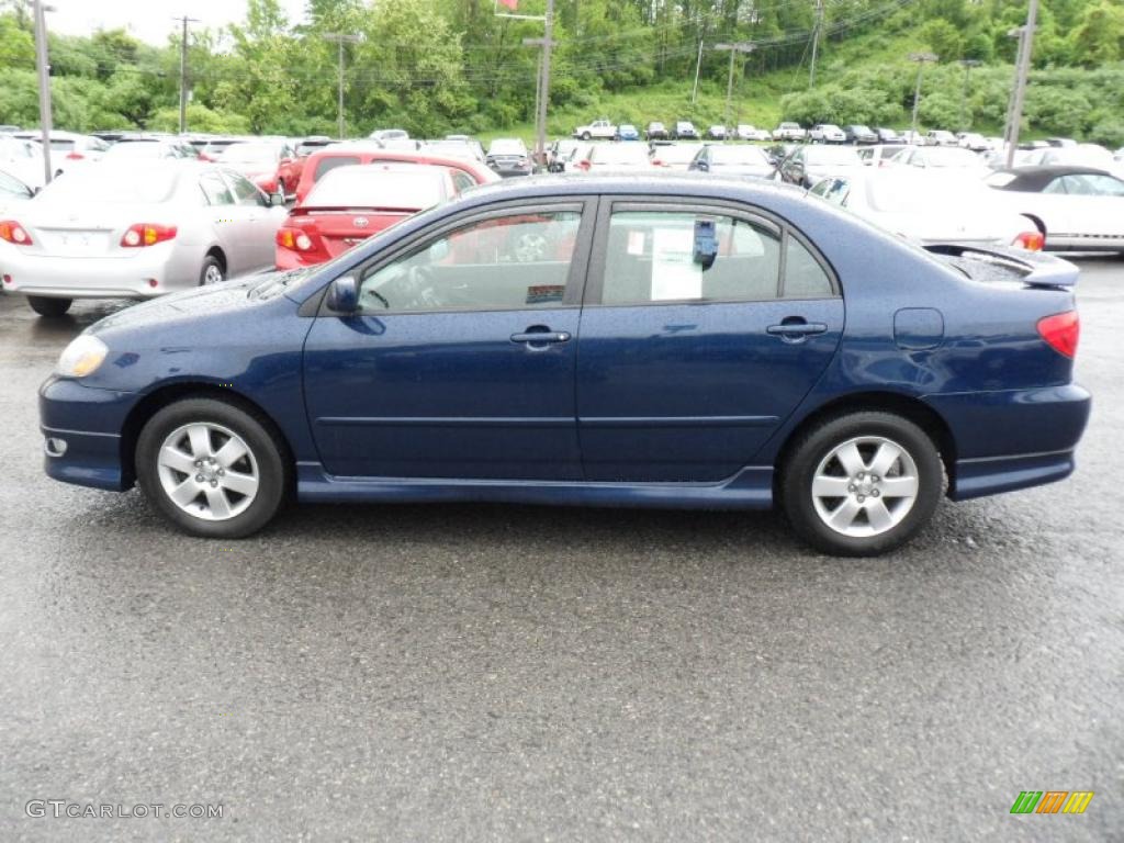 2006 Corolla S - Indigo Ink Pearl / Dark Charcoal photo #4