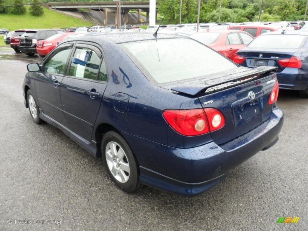 2006 Corolla S - Indigo Ink Pearl / Dark Charcoal photo #5