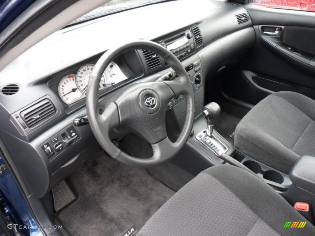 2006 Corolla S - Indigo Ink Pearl / Dark Charcoal photo #12
