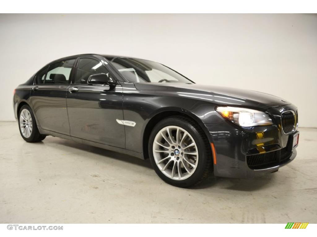 Dark Graphite Metallic 2011 BMW 7 Series 740Li Sedan Exterior Photo #49484187