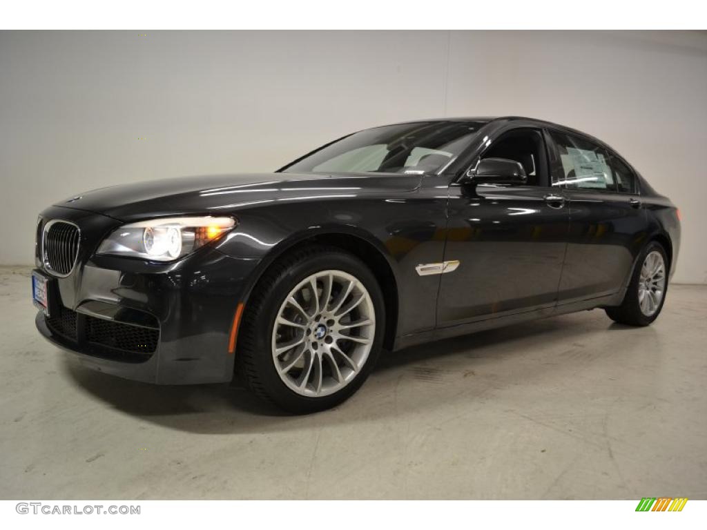 Dark Graphite Metallic 2011 BMW 7 Series 740Li Sedan Exterior Photo #49484286