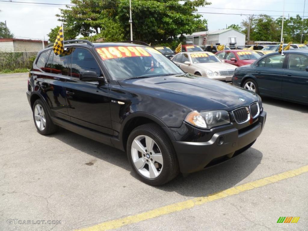 Black Sapphire Metallic BMW X3