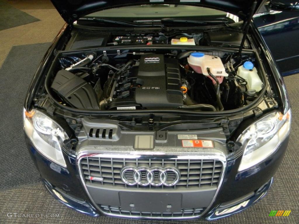 2008 Audi A4 2.0T quattro S-Line Avant 2.0 Liter FSI Turbocharged DOHC 16-Valve VVT 4 Cylinder Engine Photo #49485285