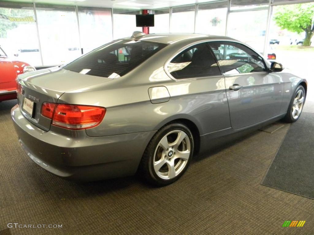 2008 3 Series 328xi Coupe - Space Grey Metallic / Black photo #11