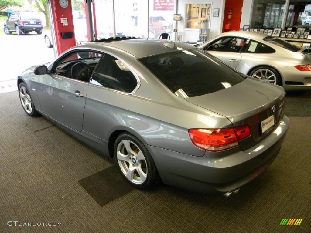 2008 3 Series 328xi Coupe - Space Grey Metallic / Black photo #24