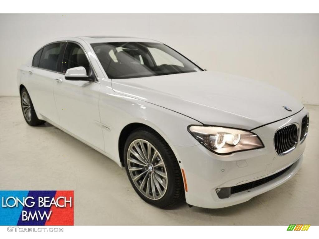 2011 7 Series 750Li Sedan - Mineral White Metallic / Black Nappa Leather photo #1