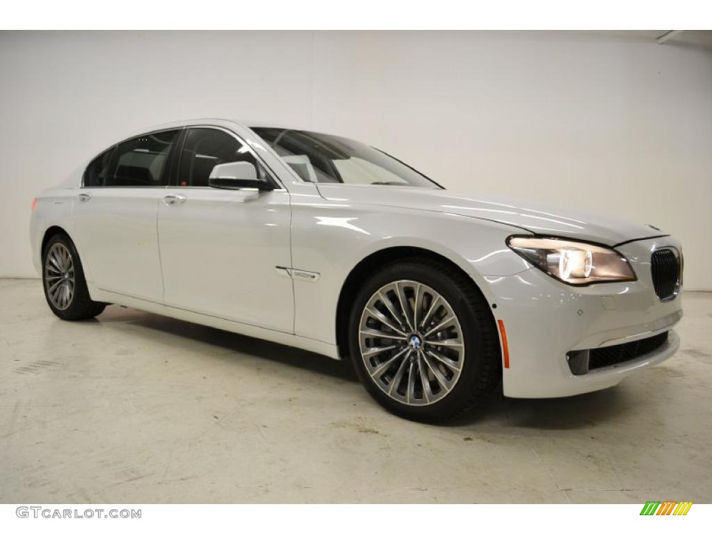 Mineral White Metallic 2011 BMW 7 Series 750Li Sedan Exterior Photo #49486818