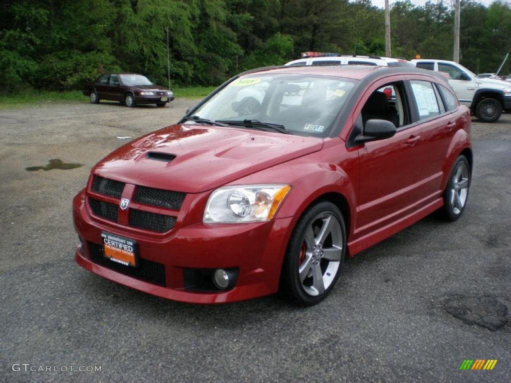 Inferno Red Crystal Pearl 2008 Dodge Caliber SRT4 Exterior Photo #49486830