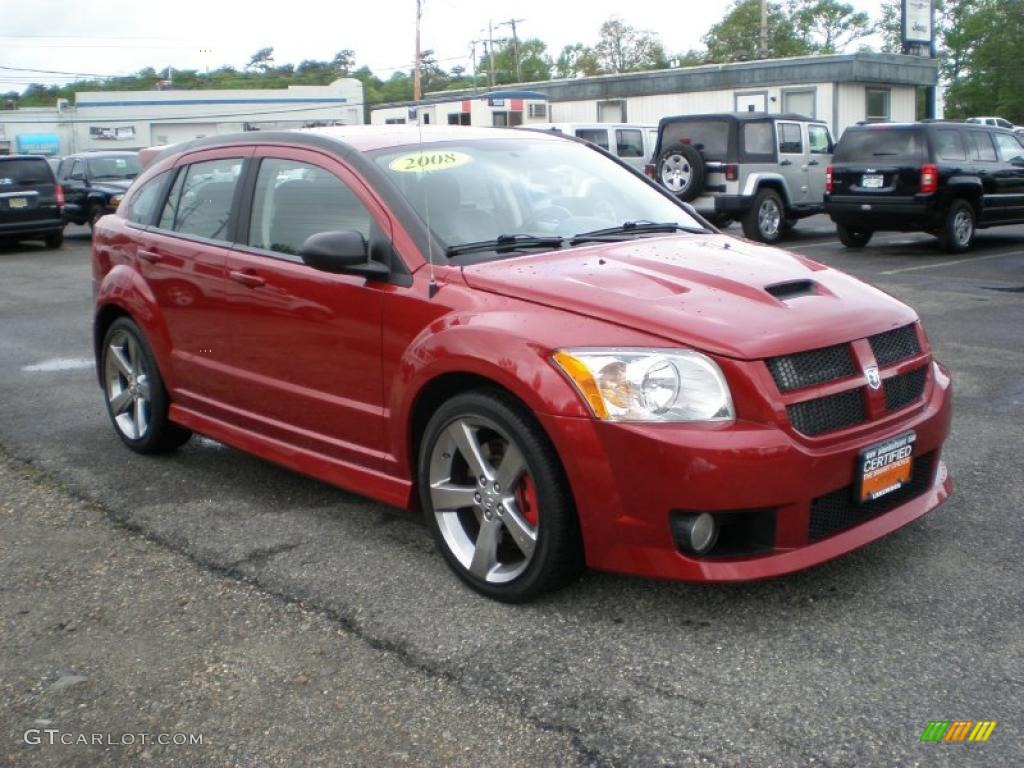 Inferno Red Crystal Pearl 2008 Dodge Caliber SRT4 Exterior Photo #49486860