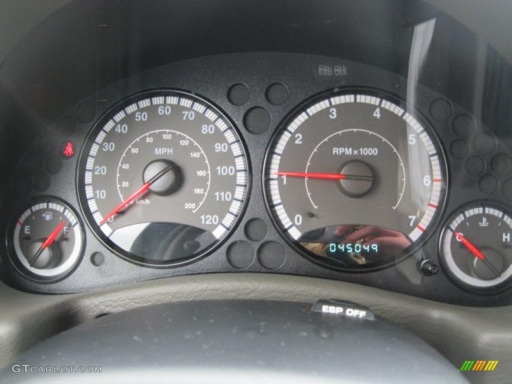 2006 Jeep Liberty Sport 4x4 Gauges Photo #49486947