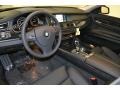Black Nappa Leather 2011 BMW 7 Series 750Li Sedan Interior Color