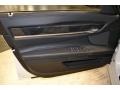 Black Nappa Leather 2011 BMW 7 Series 750Li Sedan Door Panel