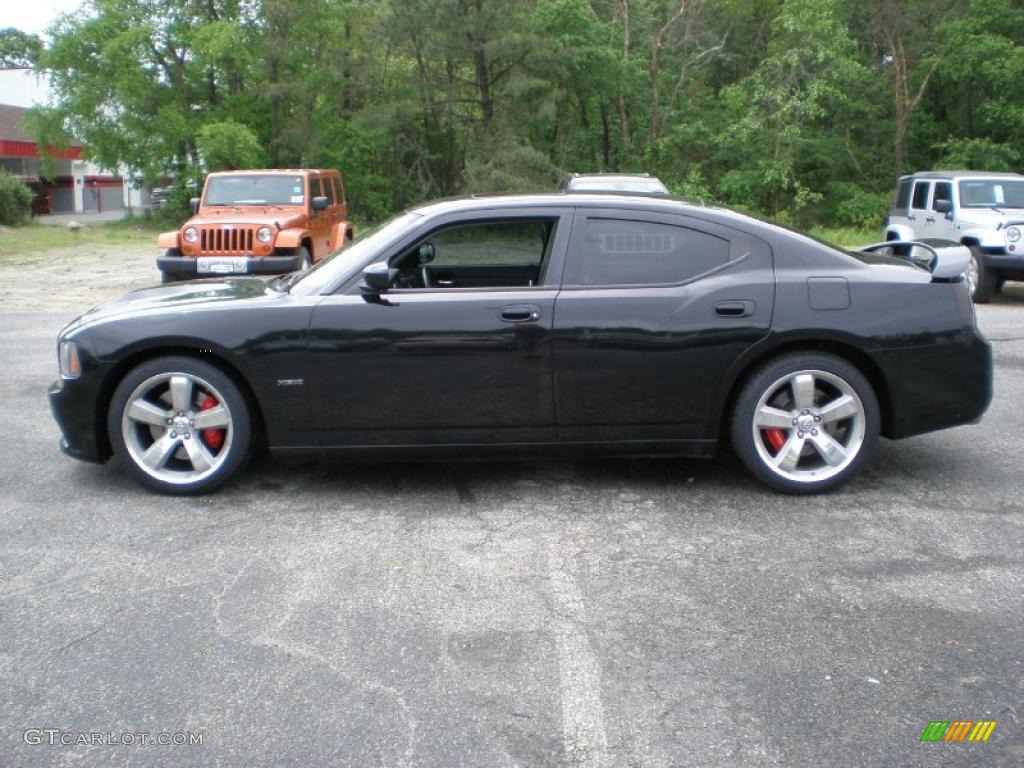 Brilliant Black Crystal Pearl 2007 Dodge Charger SRT-8 Exterior Photo #49487169