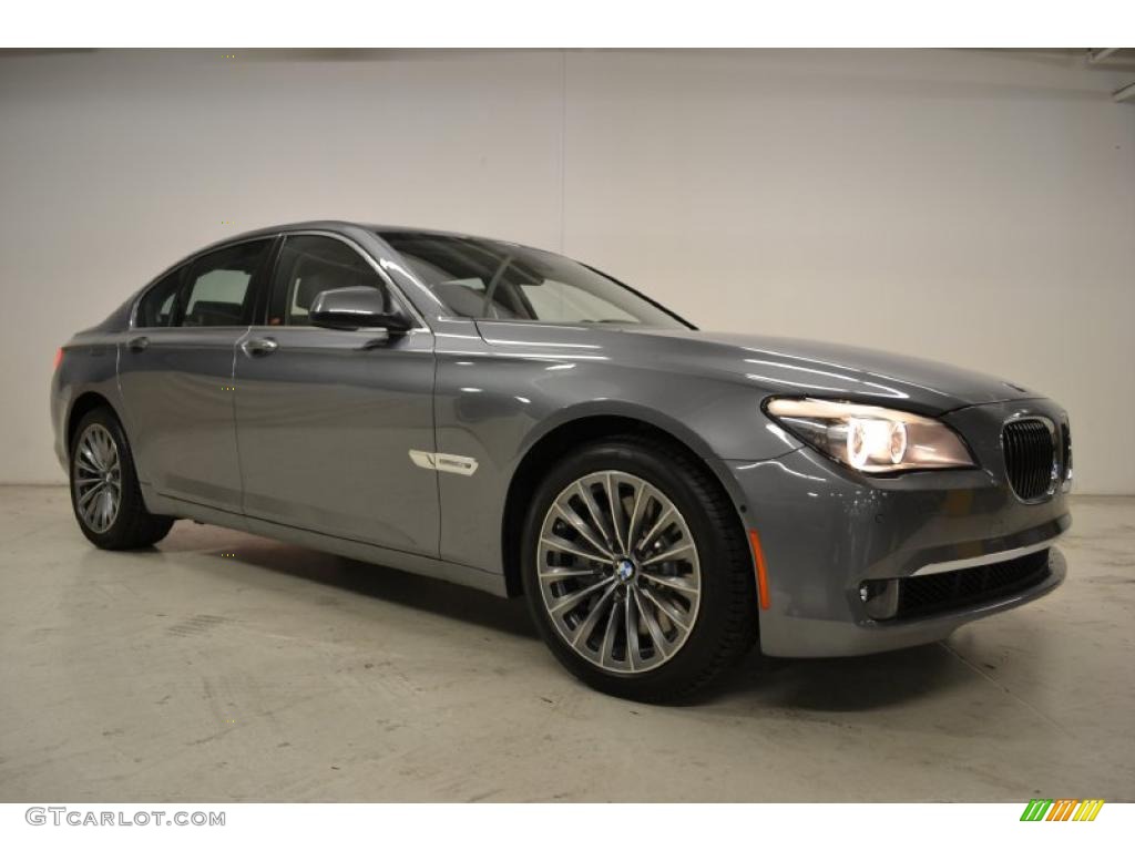 Space Gray Metallic 2011 BMW 7 Series 750i Sedan Exterior Photo #49488444