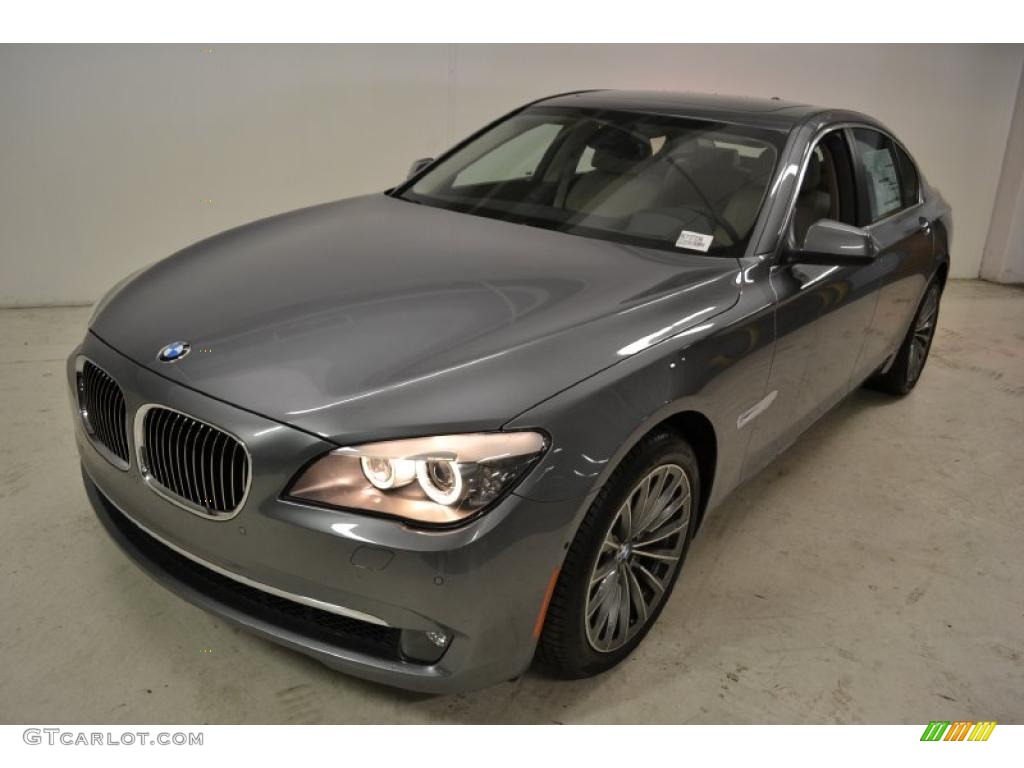 Space Gray Metallic 2011 BMW 7 Series 750i Sedan Exterior Photo #49488531