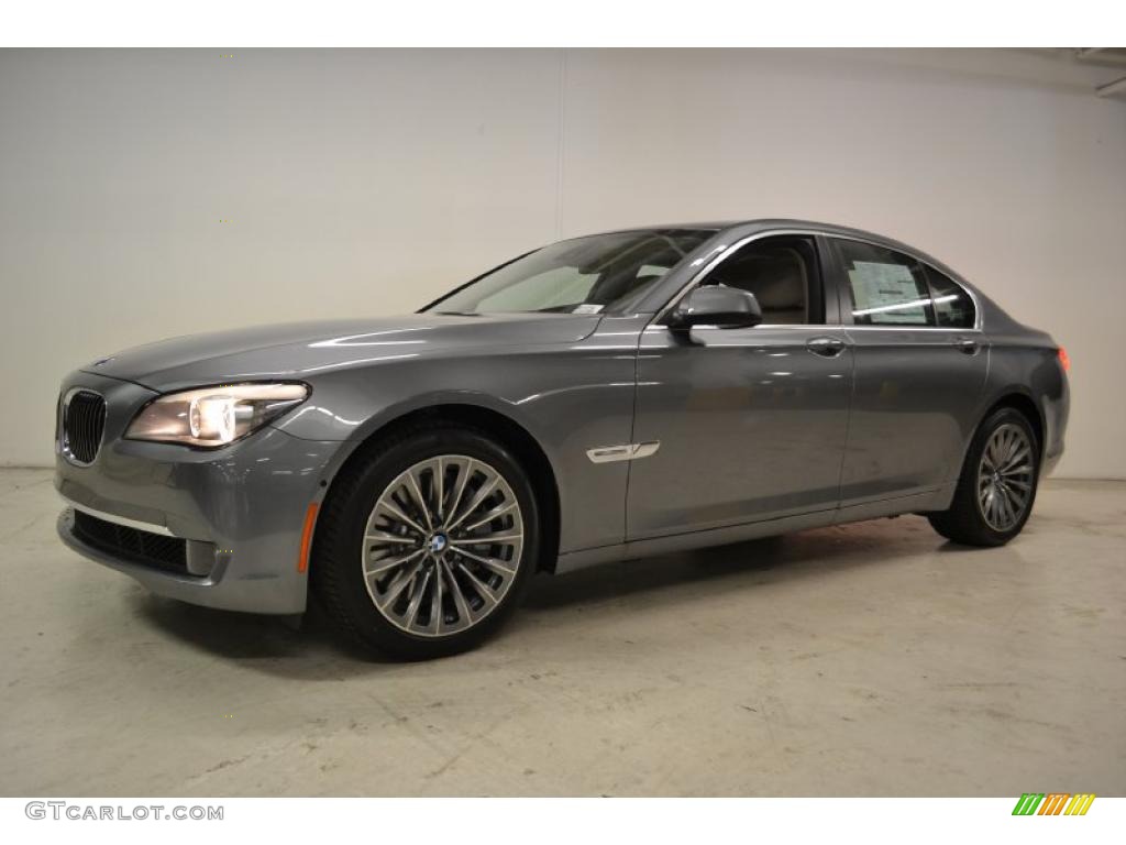 Space Gray Metallic 2011 BMW 7 Series 750i Sedan Exterior Photo #49488543