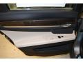 2011 BMW 7 Series Oyster/Black Interior Door Panel Photo