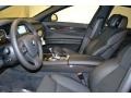 Black Nappa Leather 2011 BMW 7 Series 750Li Sedan Interior Color