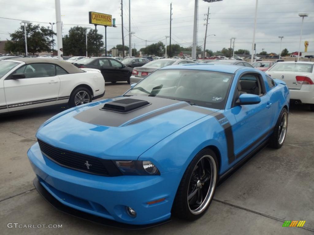 Grabber Blue 2010 Ford Mustang GT Coupe Exterior Photo #49490034