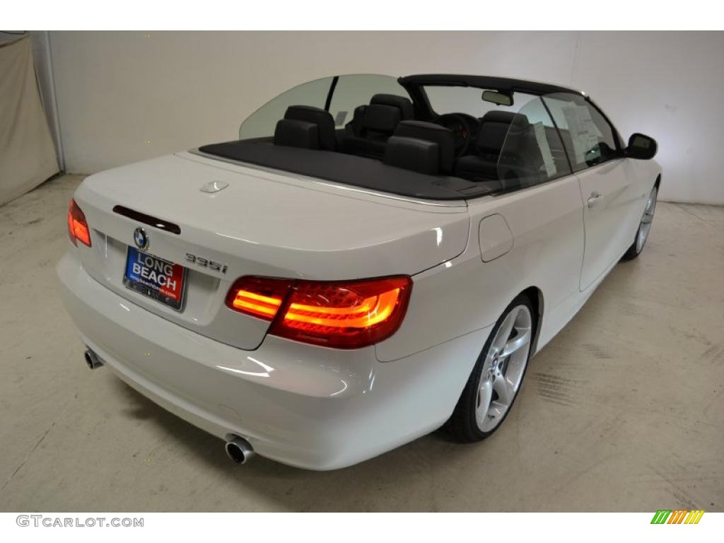 2011 3 Series 335i Convertible - Alpine White / Black photo #5