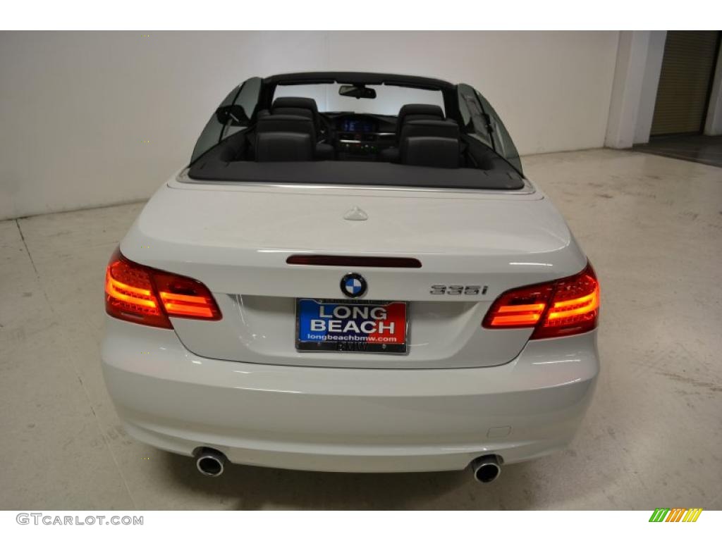 2011 3 Series 335i Convertible - Alpine White / Black photo #6