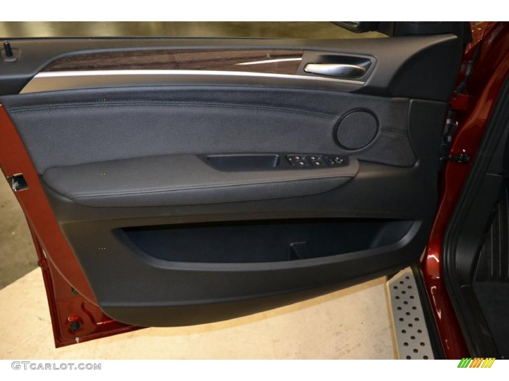 2012 BMW X5 xDrive35i Premium Black Door Panel Photo #49492254