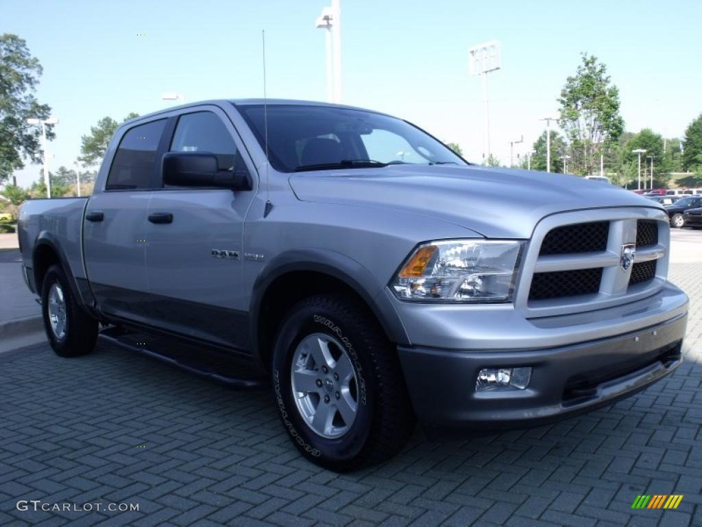 2010 Ram 1500 TRX Crew Cab - Bright Silver Metallic / Dark Slate/Medium Graystone photo #7