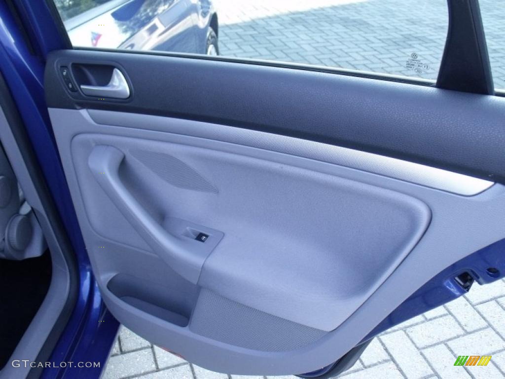 2008 Jetta S Sedan - Laser Blue Metallic / Art Grey photo #17