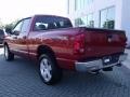 2008 Blaze Red Crystal Pearl Dodge Ram 1500 SXT Quad Cab  photo #3