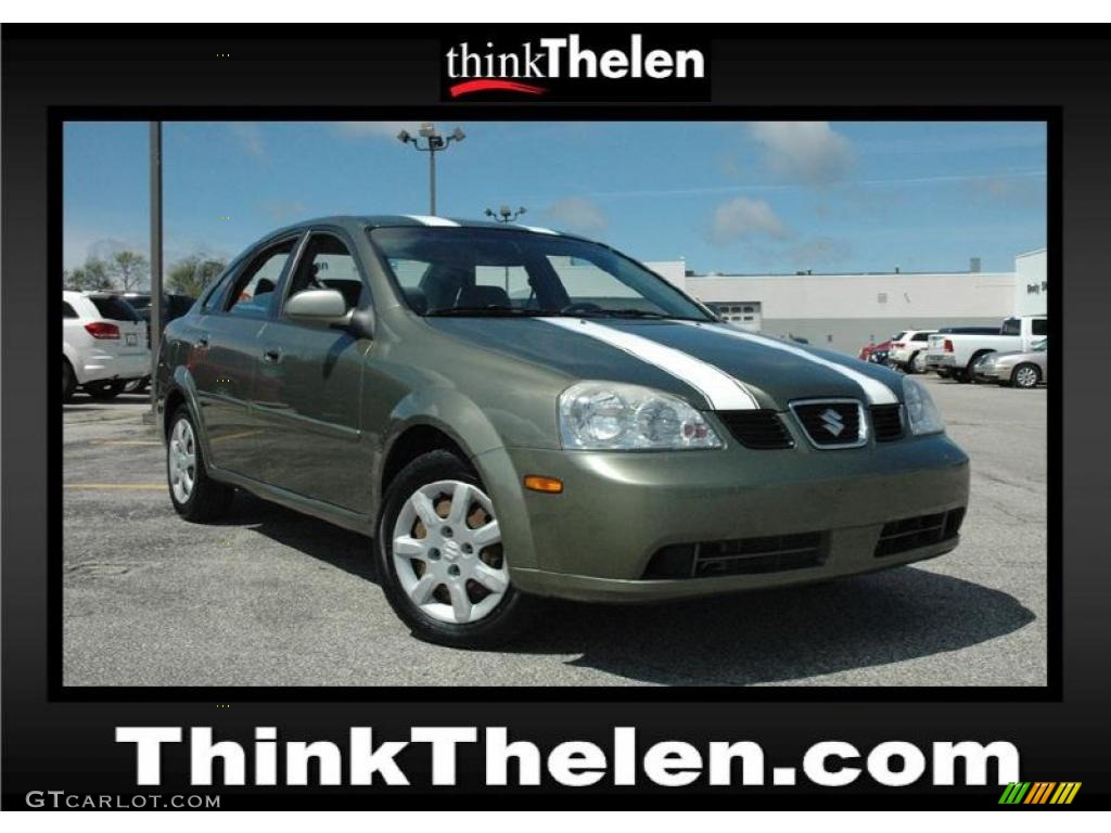 2004 Forenza S - Desert Green Metallic / Gray photo #1