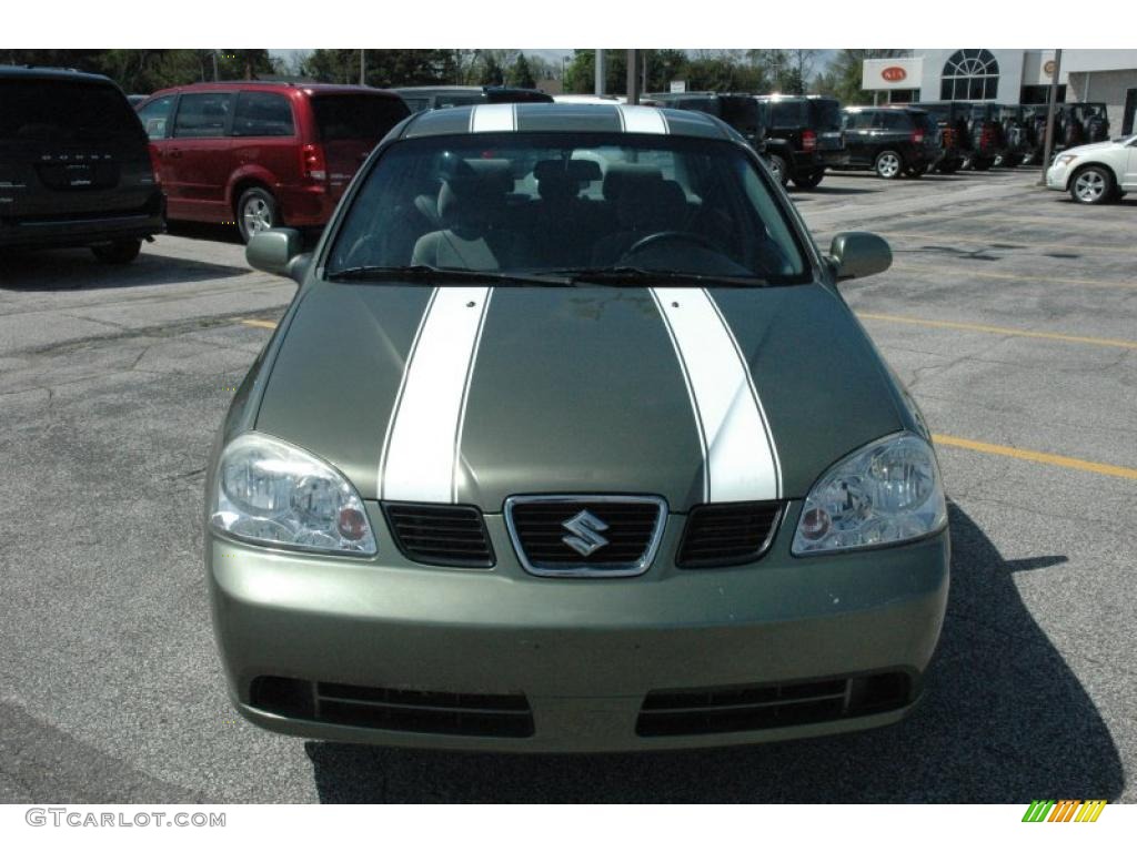 2004 Forenza S - Desert Green Metallic / Gray photo #2