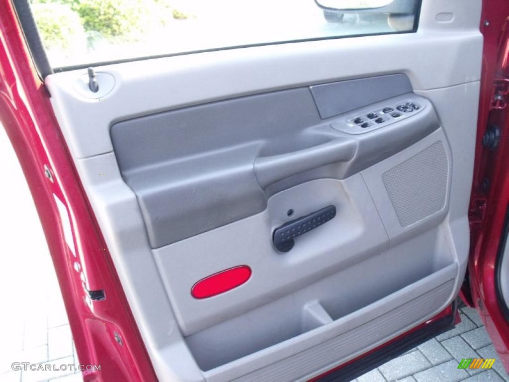 2008 Ram 1500 SXT Quad Cab - Blaze Red Crystal Pearl / Medium Slate Gray photo #12