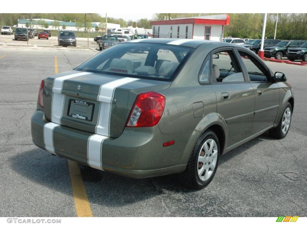 2004 Forenza S - Desert Green Metallic / Gray photo #6