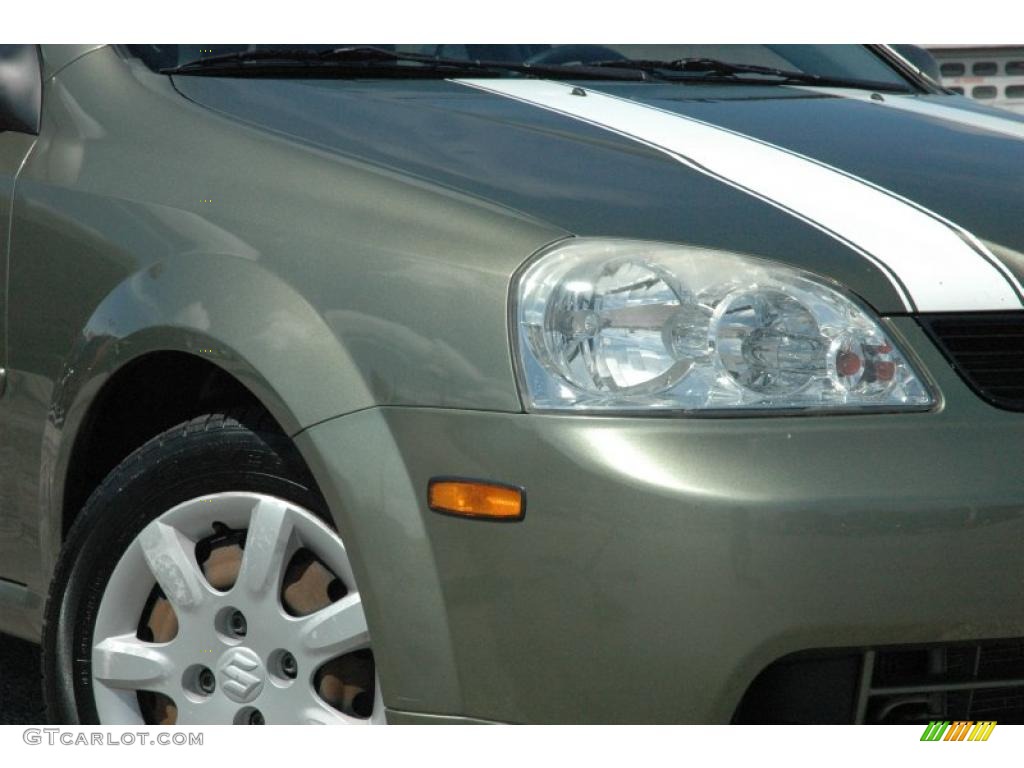 2004 Forenza S - Desert Green Metallic / Gray photo #7
