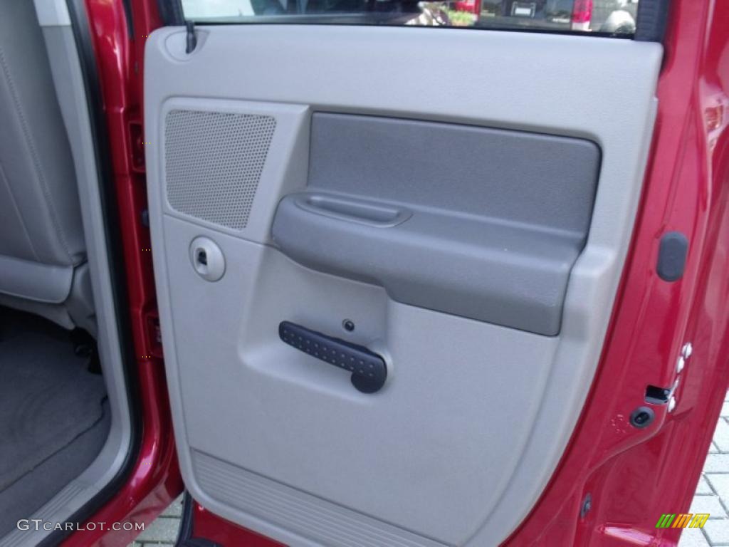 2008 Ram 1500 SXT Quad Cab - Blaze Red Crystal Pearl / Medium Slate Gray photo #18