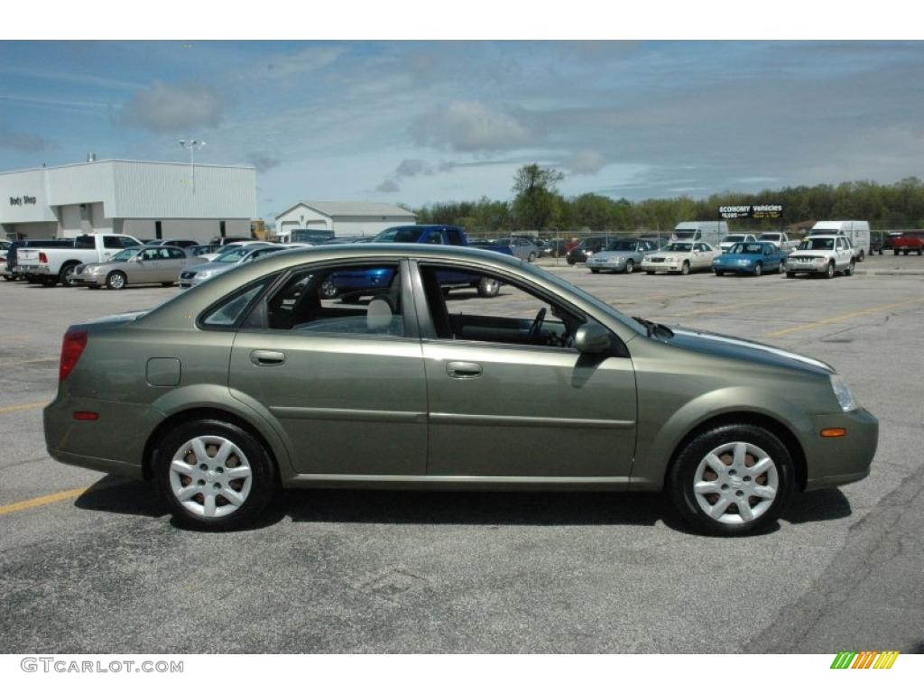 2004 Forenza S - Desert Green Metallic / Gray photo #12