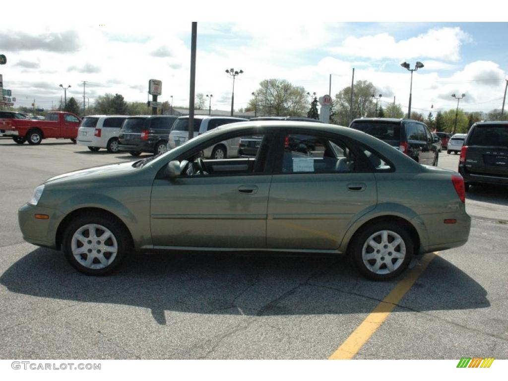 2004 Forenza S - Desert Green Metallic / Gray photo #13
