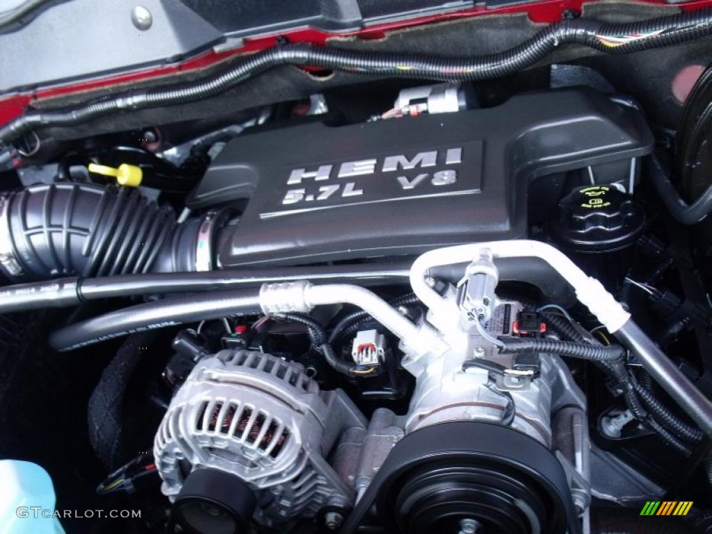 2008 Ram 1500 SXT Quad Cab - Blaze Red Crystal Pearl / Medium Slate Gray photo #28