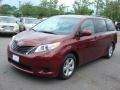 2011 Salsa Red Pearl Toyota Sienna LE  photo #8