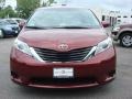 2011 Salsa Red Pearl Toyota Sienna LE  photo #9