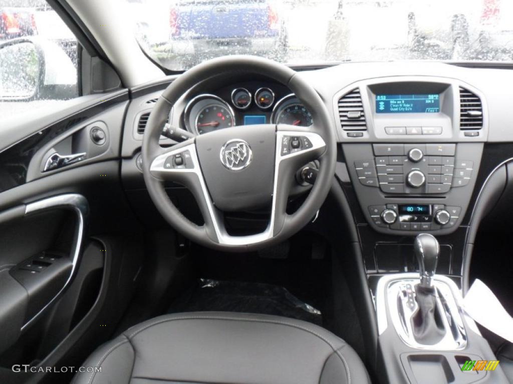 2011 Buick Regal CXL Turbo Ebony Dashboard Photo #49495491