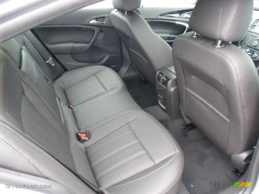 Ebony Interior 2011 Buick Regal CXL Turbo Photo #49495515