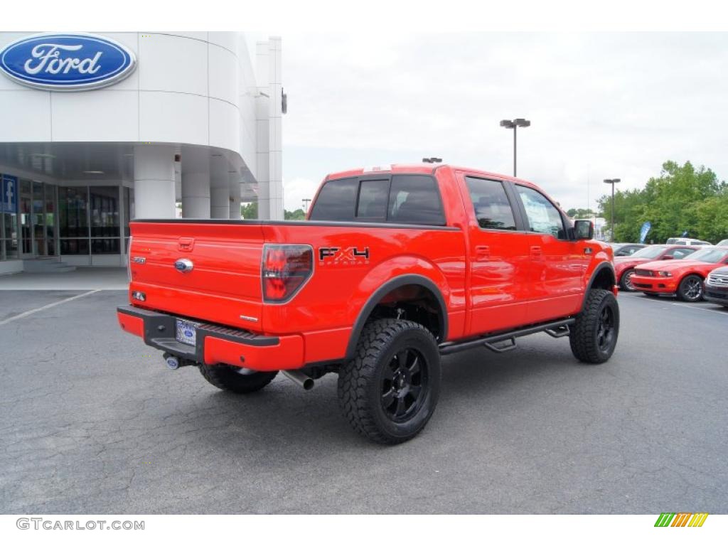 Race Red 2011 Ford F150 FX4 SuperCrew 4x4 Exterior Photo #49495632