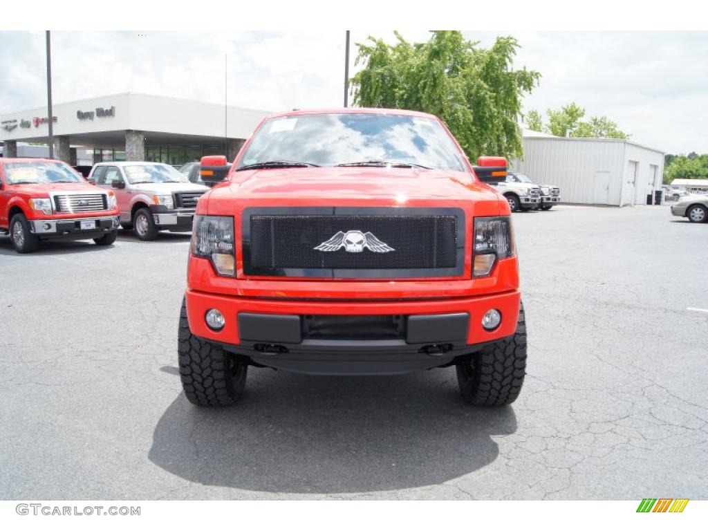 Race Red 2011 Ford F150 FX4 SuperCrew 4x4 Exterior Photo #49495710