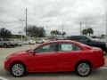 2011 Tornado Red Volkswagen Jetta SEL Sedan  photo #4