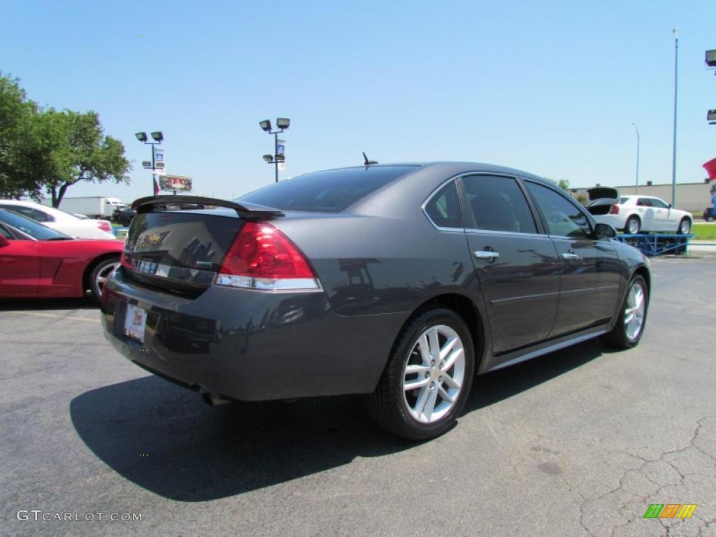 2010 Impala LTZ - Cyber Gray Metallic / Gray photo #7