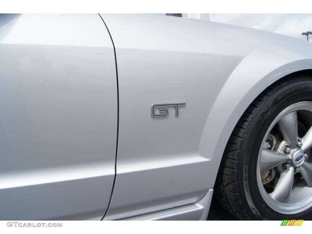 2007 Mustang GT Premium Coupe - Satin Silver Metallic / Light Graphite photo #16