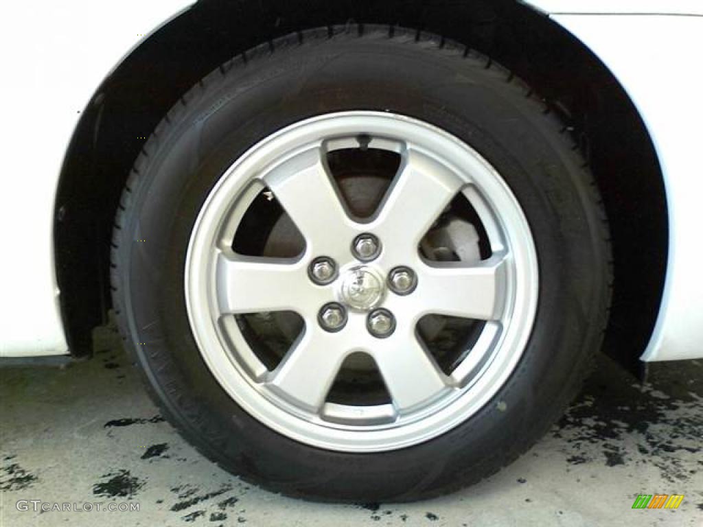 2005 Prius Hybrid - Super White / Ivory/Brown photo #3