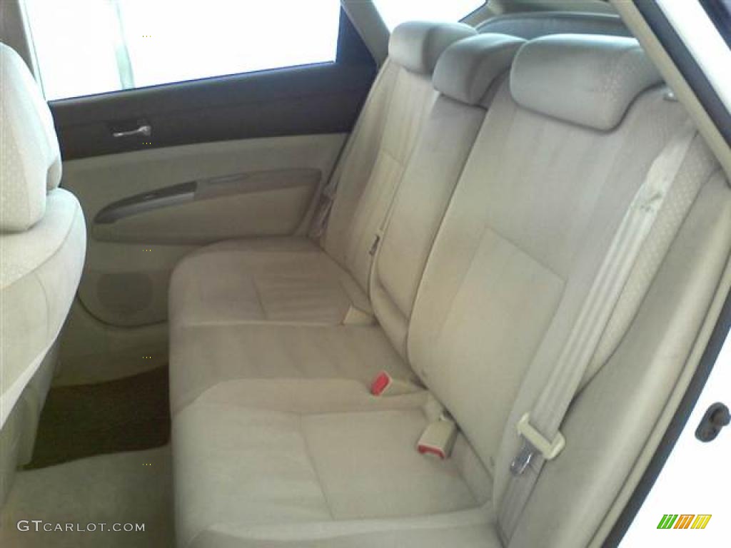 2005 Prius Hybrid - Super White / Ivory/Brown photo #7
